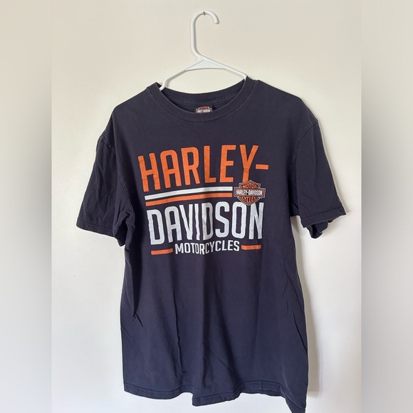 Rocky’s London, Ontario Harley Davidson Navy Tshirt - Picture 1 of 7